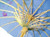 Light Blue Asian Parasol 22in