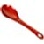 Black/Red Melamine Serving Soup Spoon 8.5in