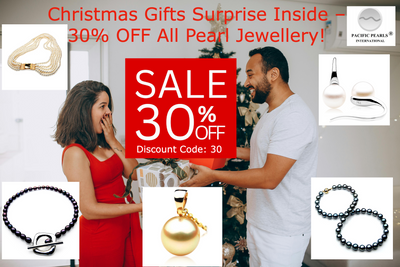 Christmas Gifts Surprise Inside – 30% OFF All Pearl Jewellery!