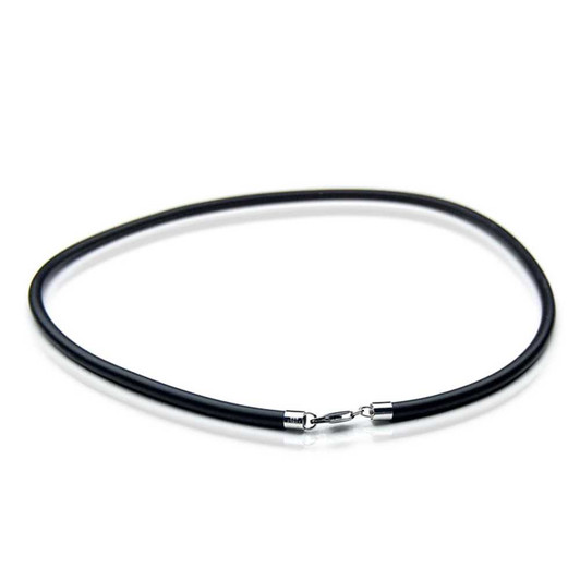 Cord 05 ( 6mm Italy Black cord , 45cm , 18inches) long. Gold chains,Cords Pacific Pearls