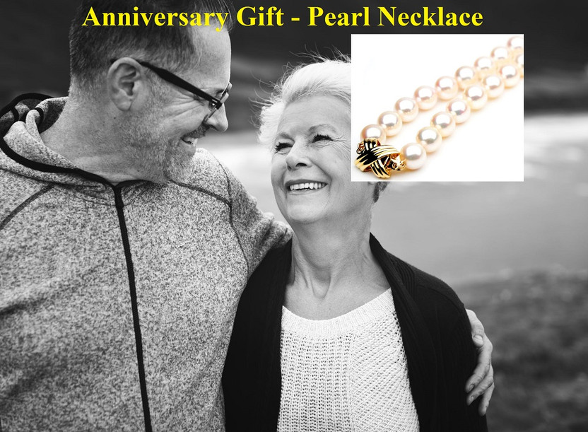 Anniversary Gift - Pearl Necklace 