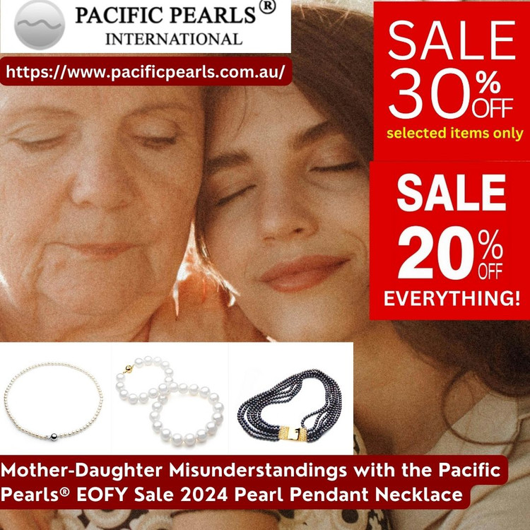 Mother-Daughter Misunderstandings Pearl Pendant Necklace