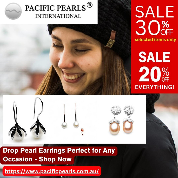 ​Drop Pearl Earrings Perfect for Any Occasion - Shop Now