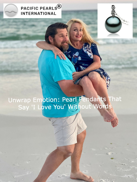 Pearl Pendant necklace That Say 'I Love You' Without Words Pearl Pendant necklace That Say 'I Love You' Without Words