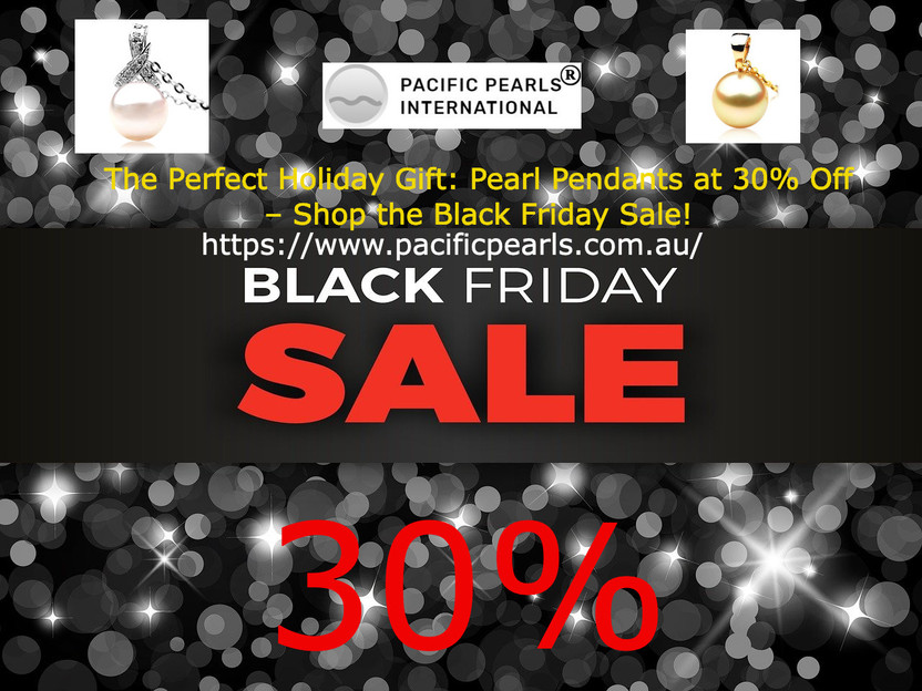 The Perfect Holiday Gift: Pearl Pendants at 30% Off