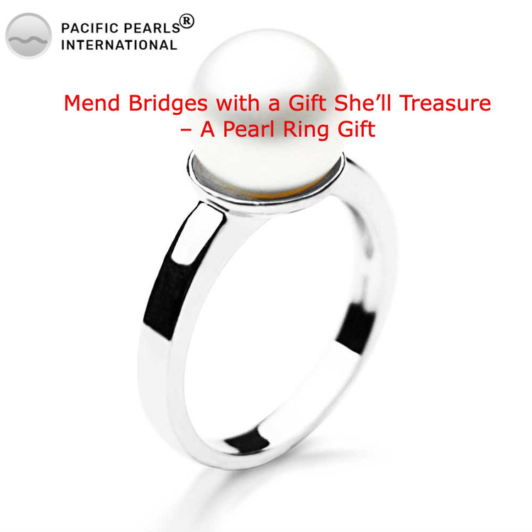 Mend Bridges with a Gift She’ll Treasure – Pearl Ring Gifts