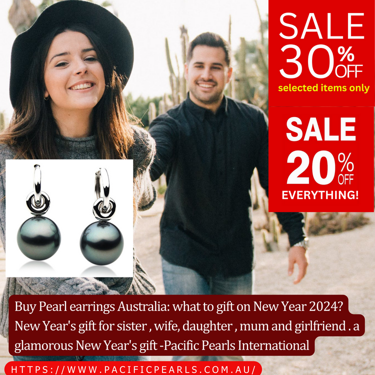 Australian South Sea Pearl Drop Earrings - Stelios Jewellers