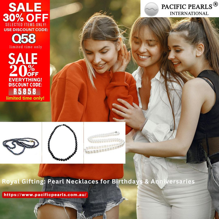 Pearl Necklaces for Birthdays & Anniversaries