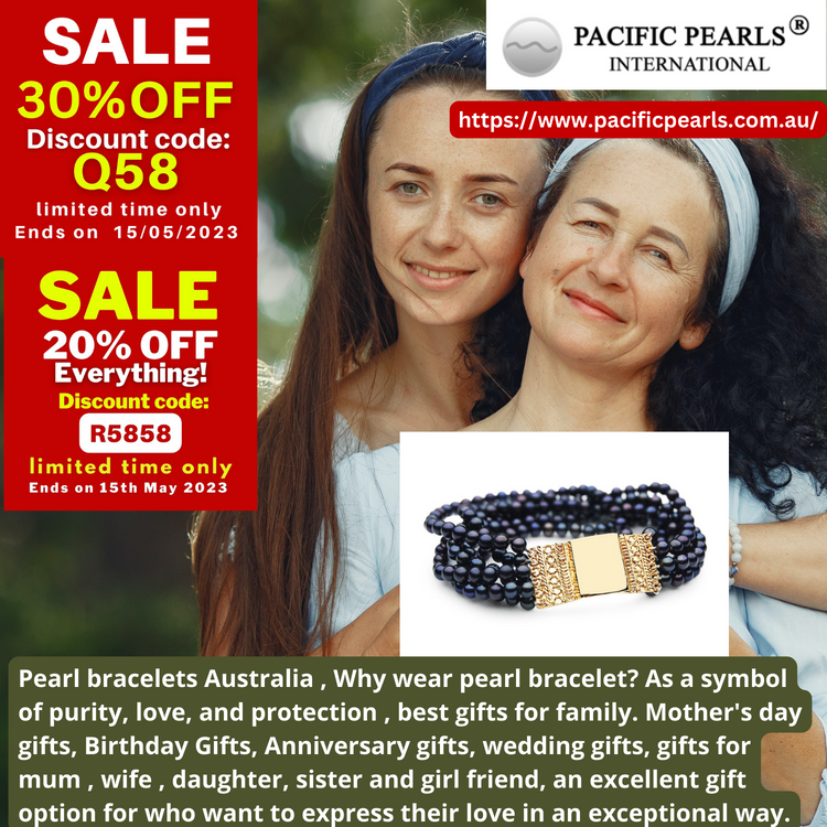 Pearl bracelets Australia , Why wear pearl bracelet? As a symbol of purity, love, and protection , best gifts for family. Mother's day gifts, Birthday Gifts, Anniversary gifts, wedding gifts, gifts for mum , wife , daughter, sister and girl friend Pearl bracelets Australia , Why wear pearl bracelet? As a symbol of purity, love, and protection , best gifts for family. Mother's day gifts, Birthday Gifts, Anniversary gifts, wedding gifts, gifts for mum , wife , daughter, sister and girl friend