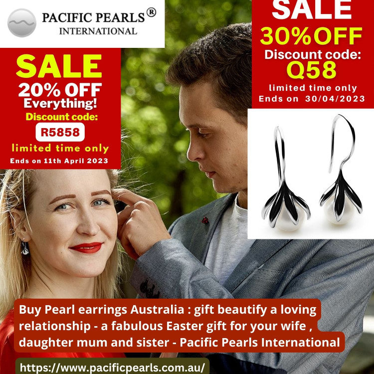 Buy Pearl earrings Australia : gift beautify a loving relationship - a fabulous Easter gift for your wife , daughter mum and sister - Pacific Pearls International Buy Pearl earrings Australia : gift beautify a loving relationship - a fabulous Easter gift for your wife , daughter mum and sister - Pacific Pearls International
