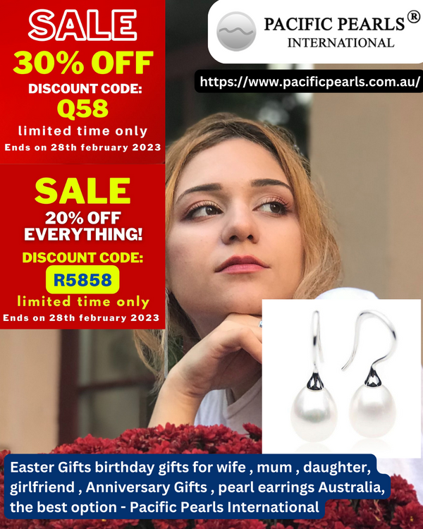 Easter Gifts birthday gifts for wife , mum , daughter, girlfriend , Anniversary Gifts , pearl earrings Australia, the best option - Pacific Pearls International