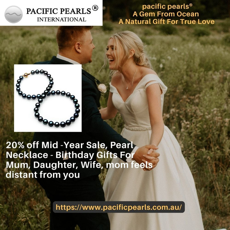 20% off Mid -Year Sale, Pearl Necklace - Birthday Gifts For Mum, Daughter, Wife, mom feels distant from you, Pearl Necklace - Birthday Gifts For Mum, Daughter, Wife, mom feels distant from you