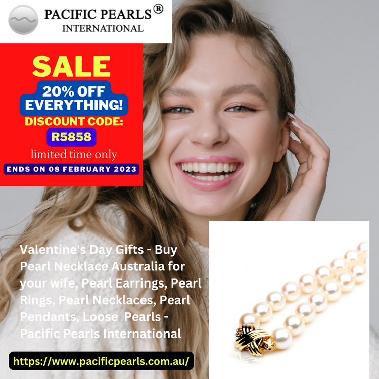 Valentine's Day Gifts - Buy Pearl Necklace Australia for your wife, Pearl Earrings, Pearl Rings, Pearl Necklaces, Pearl Pendants, Loose  Pearls - Pacific Pearls International