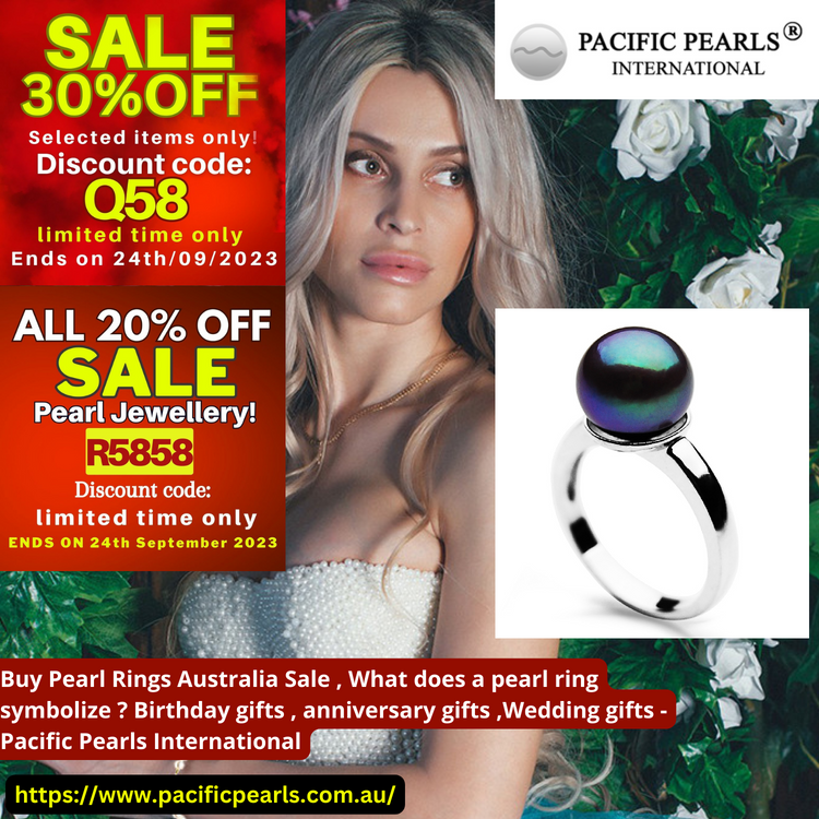 Pearl Ring Australia Sale , What does a pearl ring symbolize ?