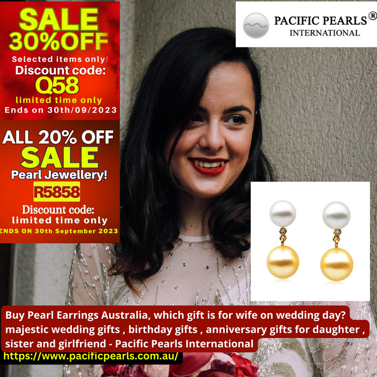 ​Buy Pearl Earrings Australia, gift  for wife wedding day