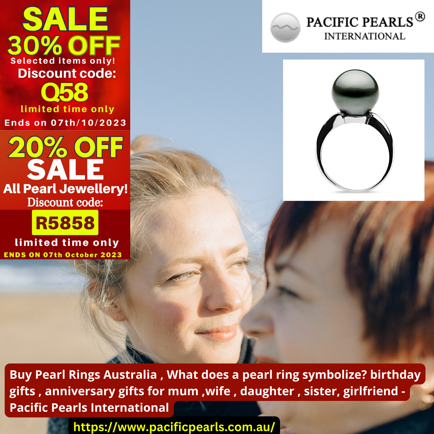 Buy Pearl Rings Australia , What does a pearl ring symbolize? birthday gifts , anniversary gifts