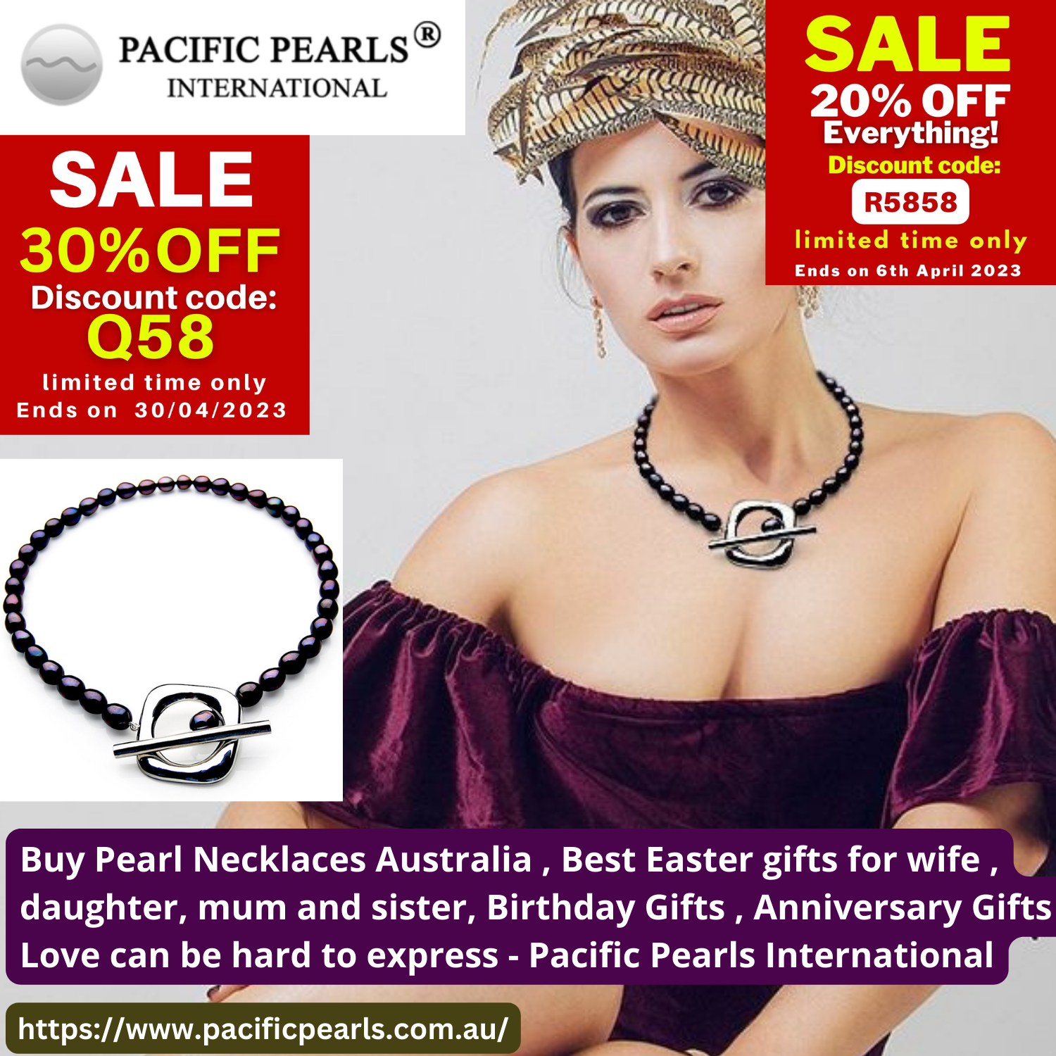 Buy Pearl Necklaces Australia , Best Easter gifts for wife , daughter