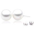 SE073 (AAA 13mm Australian South Sea Pearls  in 18k White Gold)