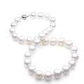 SN001 (AAA 10-11 mm Australian South Sea Pearl Necklace Gold Diamond clasp 