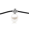 SP161 (16mm Australian South Sea pearl Pendant Diamonds 18k White Gold )