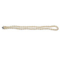 AN05P (AAA 5-5.5 mm White Japanese Akoya Saltwater Pearl Necklace With 14K White Gold Clasp )