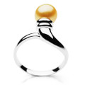 GR067 (AAA 9mm Australian Golden South Sea Pearl set in Silver)