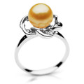 GR063 (AAA 9mm Australian Golden South Sea Pearl set in Silver)