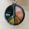 Stained Glass Peace Sign 216