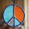 Stained Glass Peace Sign 29