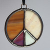 Stained Glass Peace Sign 93