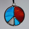 Stained Glass Peace Sign 113