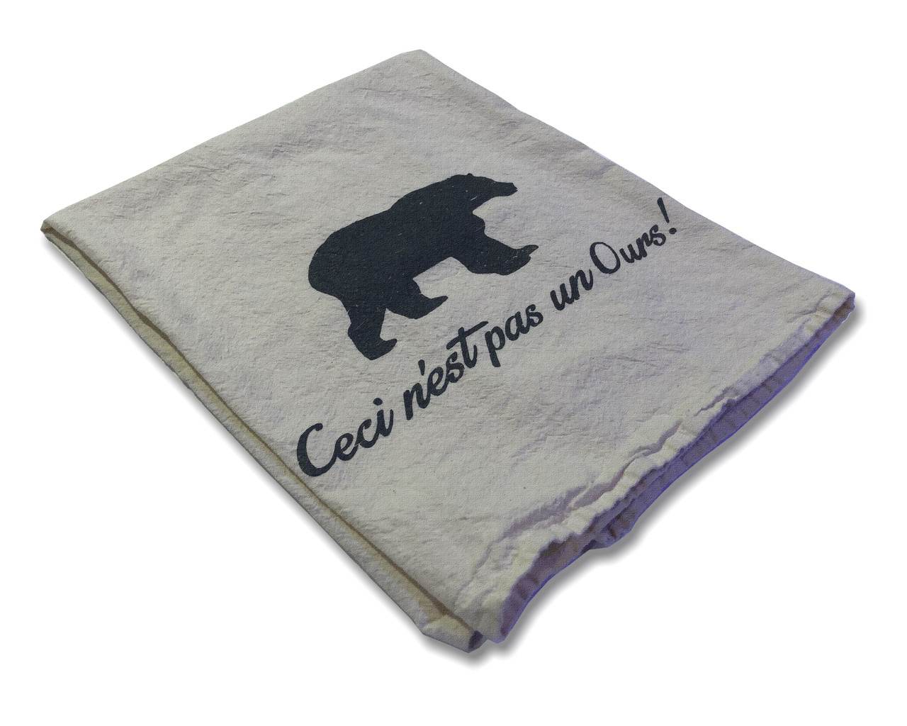 Ceci n'est pas un Ours! Kitchen Towels