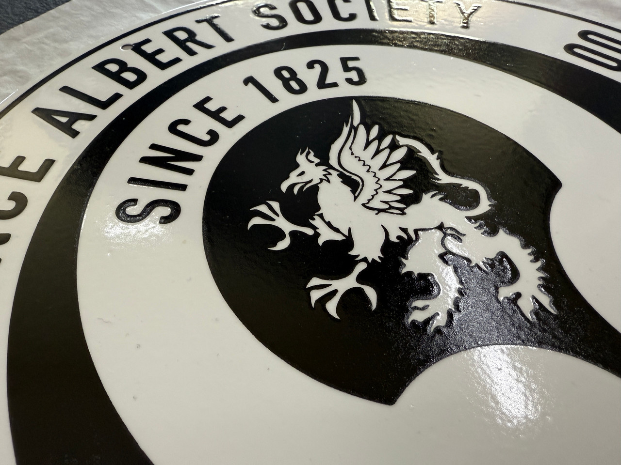 Prince Albert Society Sign