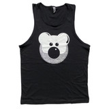 Beardy Bear Black Tank