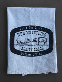 Mud Wrestling Kitchen Towel