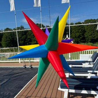 Star Inflatable 4' Rainbow