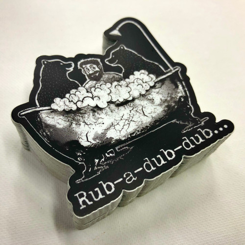 Rub-A-Dub-Dub Sticker