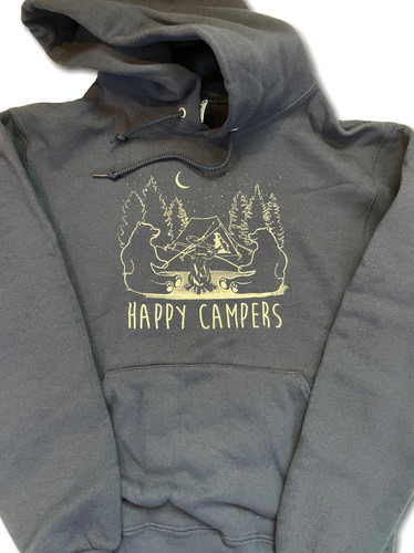 Happy Camper Navy Hoodie 