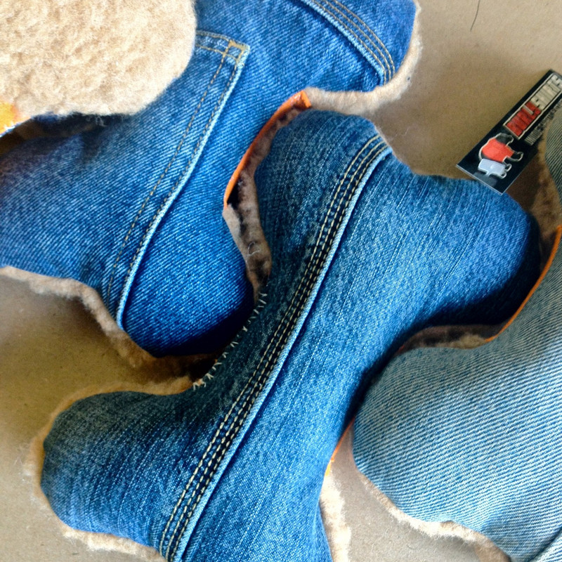 Recycled Denim Dog Toys