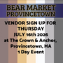 BEAR MARKET THURSDAY VENDOR SPACE 