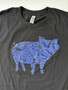 Paisley Pig Blue