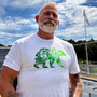 Monstera Bear White Shirt