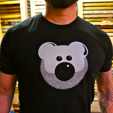 Beardy Bear 1 Kitchen Towel - BURLYSHIRTS