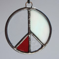 Stained Glass Peace Sign 87