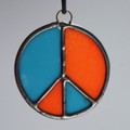 Stained Glass Peace Sign 98