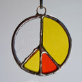 Stained Glass Peace Sign 99