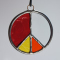 Stained Glass Peace Sign 100