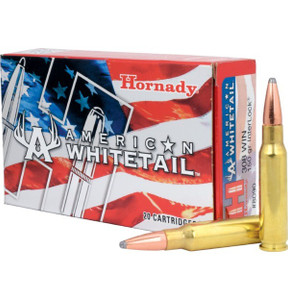 Hornady 80904 308 Win 165GR American Whitetail - (20/Box) - 090255809046