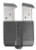 Double Mag Case for Single Stack Magazines 9mm/.40/.45/10mm/.357 Sig Matte Finish Black - 648018127267