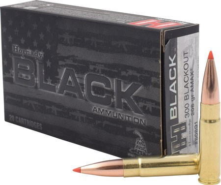 Hornady 80891 300 BLK 208GR Black - (20/Box) - 090255808919